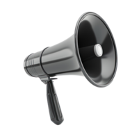 a colorful megaphone on a transparent background png