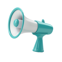 a colorful megaphone on a transparent background png