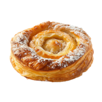 a pie with a lattice pattern on top of on transparent background png
