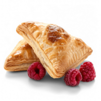 a pie with a lattice pattern on top of on transparent background png