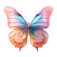 A Colorful Butterfly in Flight png