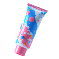 A Tiny Paint Tube's Colorful Mess png