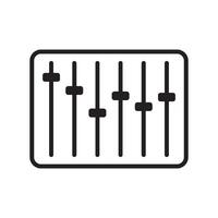 sound equalizer icon symbol vector