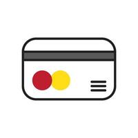 credit card icon symbol vector