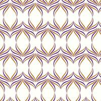 Repeating geometric symmetry grid. Simple graphic design with wavy lines. Trendy seamless pattern for fabric, textile.,wallpaper, scrapbook, cover. vector
