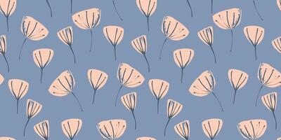 Floral seamless pattern. Modern abstract design for paper, cover, fabric, pacing and other uses vector