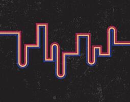 Retro Stripes Background. Abstract Retro Lines Background. vector