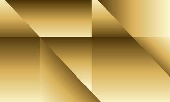 elegant 3d gold gradient geometric pattern background vector