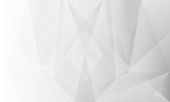 glowing white polygon pattern background vector