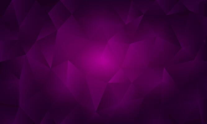 glowing purple triangle polygon pattern background