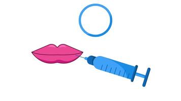 Inject Into The Lips 4k Animation video