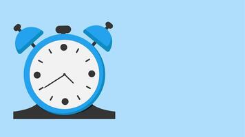 Reminder Clock For Work Activities 4k Animation is used as a presentation, explanatory , for assignment videos and others