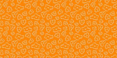 Popcorn pattern for packaging snacks. Popcorn fluffy flakes pattern. Popcorn Background pattern. doodle popcorn. popcorn seamless pattern background. vector