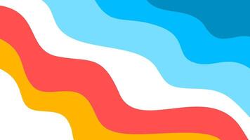 Abstract wavy Background. blue and orange background. abstract blue color wallpaper for desktop. Abstract curvy orange background. vector
