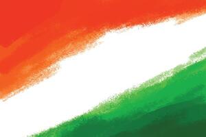 Indian flag theme independence day watercolor texture background vector