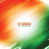 Tricolor indian flag theme texture background vector