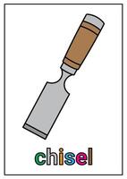 Simple Chisel Clipart vector