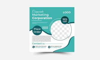 Set of Editable minimal square banner template. Abstract background color with stripe line shape. Suitable for social media post and web internet ads. vector