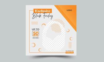 Creative Social Media banner Design, Business Social Media Post Template, Web Banner, Unique Editable design vector