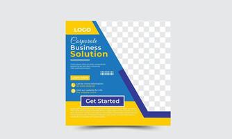 Set of Editable minimal square banner template. Abstract background color with stripe line shape. Suitable for social media post and web internet ads. vector