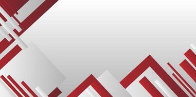 Minimal geometric Abstract red and white color background. Dynamic shapes composition. illustration.Eps10 vector
