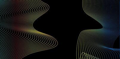 Illustration of movement pattern of lines and shape geometric abstract background. EPS10 vector