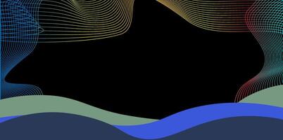 Illustration of movement pattern of lines and shape geometric abstract background. EPS10 vector