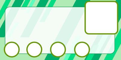 Minimal geometric Abstract green color background. Dynamic shapes composition. illustration.Eps10 vector
