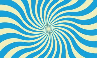 sunburst vintage horizontal background. Retro background with rays or stripes in the center vector