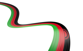 3d Flag Of Malawi 3d Shiny Waving Malawi Ribbon Flag 3d Illustration png