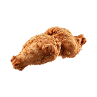 Crispy Perfection Fried Chicken Crumbs Isolated on Transparent Background png