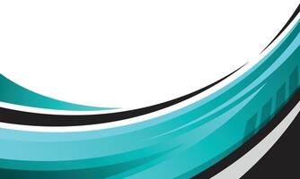 Modern background of dynamic curved lines. Racing style car wrap sticker design vector