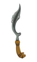 Illustration of the traditional Sundanese weapon Kujang, West Java vector