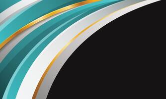 Elegant background 3d curved abstract lines vector