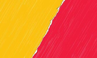 Abstract background of torn paper border. comic background fight vs vector