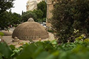 Ancient bath house in Baku, Azerbaijan photo