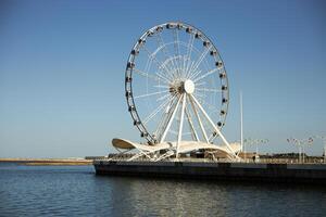 Baku Eye or Ferris Wheel. Baku, Azerbaijan photo