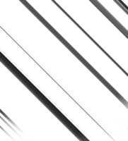 Black and white stripes abstract background overlay. Motion effect. Graphic illustration with transparent background. png