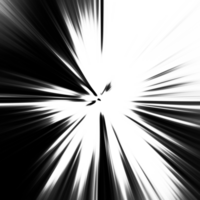 Black and white motion background overlay. Zoom effect. Sparkle backdrop and banner. Gradient textured wallpaper. Graphic illustration with transparent background. png