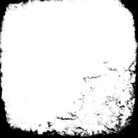 Grunge border texture background. Abstract frame overlay. graphic illustration with transparent background. png