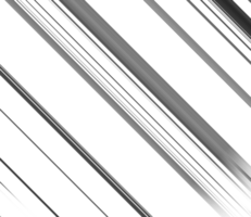 Black and white stripes abstract background overlay. Motion effect. Graphic illustration with transparent background. png