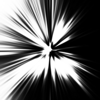 Black and white motion background overlay. Zoom effect. Sparkle backdrop and banner. Gradient textured wallpaper. Graphic illustration with transparent background. png
