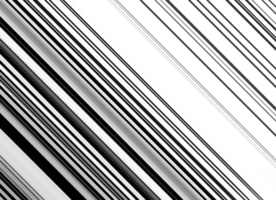 Black and white stripes abstract background overlay. Motion effect. Graphic illustration with transparent background. png