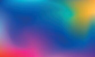 Colorful vibrant fluid background design with gradient color vector