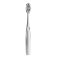 Minimalist rendering of a sleek electric toothbrush with innovative design png