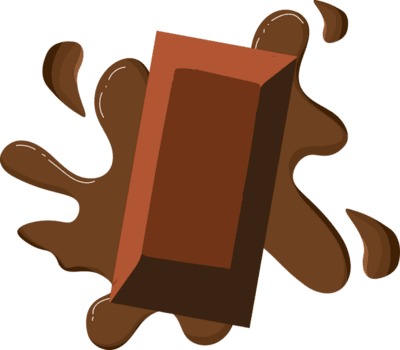 realistisk choklad bitar png