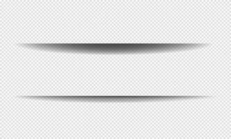 Realistic shadow with soft edges. shadow effect. Transparent oval shadow. vector