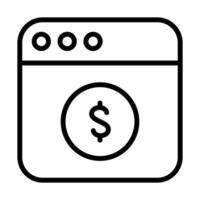 Simple Online Donation icon. The icon can be used for websites, print templates, presentation templates, illustrations, etc vector
