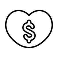 Simple Love Charity icon. The icon can be used for websites, print templates, presentation templates, illustrations, etc vector
