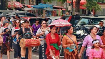 Cremation ceremony or Ngaben in Bali photo